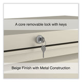 Alera® Lateral File, 3 Legal/Letter/A4/A5-Size File Drawers, Putty, 42" x 18.63" x 40.25" (ALEHLF4241PY) Each