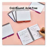 Universal® Spiral Bound Index Cards, Ruled, 4 x 6, White, 120/Pack (UNV47302) Pack of 2