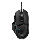 Logitech® G502 LIGHTSPEED Wireless Gaming Mouse, 2.4 GHz Frequency/33 ft Wireless Range, Right Hand Use, Black (LOG910005565) Each