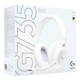 Logitech® G735 Wireless Gaming Binaural Over The Head Headset, White (LOG981001082) Each