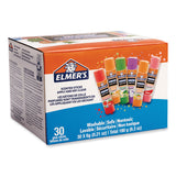 Elmer's® Clear School Glue Stick, Scented, Assorted, 0.21 oz, Dries Clear, 30/Pack (EPI2175692) Pack of 30