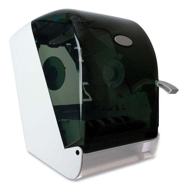 GEN Lever Action Roll Towel Dispenser, 11.25 x 9.5 x 14.38, Transparent (GEN1605)