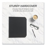 Samsill® Classic Collection Ring Binder, 3 Rings, 1" Capacity, 11 x 8.5, Black (SAM15130) Each