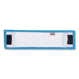 Rubbermaid® Commercial Adaptable Flat Mop Pads, Microfiber, 19.5 x 5.5, Blue (RCP2132427) Each