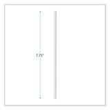Boardwalk® Individually Wrapped Paper Straws, 7.75" x 0.25", White, 3,200/Carton (BWKPPRSTRWWR) Case of 3200