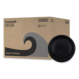 Boardwalk® Hi-Impact Plastic Dinnerware, Plate, 9" dia, Black, 500/Carton (BWKPLTHIPS9BL) Case of 500