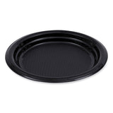 Boardwalk® Hi-Impact Plastic Dinnerware, Plate, 6" dia, Black, 1,000/Carton (BWKPLTHIPS6BL) Case of 1000