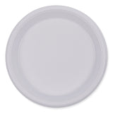 Boardwalk® Hi-Impact Plastic Dinnerware, Plate, 10" dia, White, 500/Carton (BWKPLHIPS10WH) Case of 500