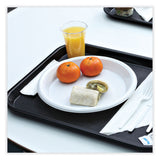 Boardwalk® Hi-Impact Plastic Dinnerware, Plate, 10" dia, White, 500/Carton (BWKPLHIPS10WH) Case of 500