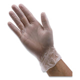 Boardwalk® General Purpose Vinyl Gloves, Powder/Latex-Free, 2.6 mil, Medium, Clear, 100/Box (BWK365MBX) Box of 100