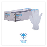 Boardwalk® General Purpose Vinyl Gloves, Powder/Latex-Free, 2.6 mil, Medium, Clear, 100/Box (BWK365MBX) Box of 100