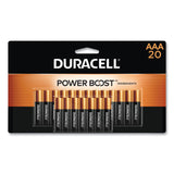 Duracell® Power Boost CopperTop Alkaline AAA Batteries, 20/Pack (DURMN2400B20Z) Pack of 20