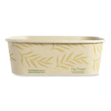 World Centric® No Tree Rectangular Containers, 24 oz, 4.7 x 6.8 x 2.3, Natural, Sugarcane, 300/Carton (WORCTNT24) Case of 300