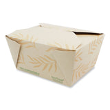 World Centric® No Tree Folded Takeout Containers, 26 oz, 4.2 x 5.2 x 2.5, Natural, Sugarcane, 450/Carton (WORTONT1) Case of 450