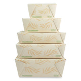 World Centric® No Tree Folded Takeout Containers, 50 oz, 6.2 x 8.5 x 1.85, Natural, Sugarcane, 200/Carton (WORTONT2) Case of 200