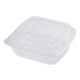 World Centric® PLA Hinged Clamshells, 46 oz, 8.3 x 8.6 x 3.1, Clear, Plastic, 300/Carton (WORKLCS8N) Case of 300