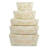 World Centric® No Tree Folded Takeout Containers, 46 oz, 5.5 x 6.9 x 2.5, Natural, Sugarcane, 300/Carton (WORTONT8) Case of 300