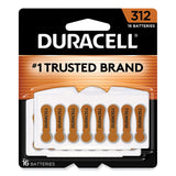 Duracell® Hearing Aid Battery, #312, 16/Pack (DURDA312B16ZM09) Pack of 16