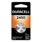 Duracell® Lithium Coin Batteries, 2450, 36/Carton (DURDL2450BPK) Pack of 36