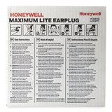 Howard Leight® by Honeywell MAXIMUM Lite Single-Use Earplugs, Corded, 30NRR, Green, 100 Pairs (HOWLPF30) Box of 100