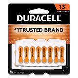 Duracell® Hearing Aid Battery, #13, 16/Pack (DURDA13B16ZM09) Pack of 16