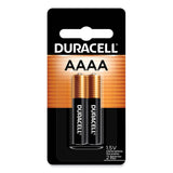Duracell® Specialty Alkaline AAAA Batteries, 1.5 V, 2/Pack (DURMX2500B2PK)