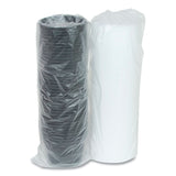 Pactiv Evergreen Newspring DELItainer Microwavable Container, 16 oz, 4.55 x 4.55 x 3.1, Black/Clear, Plastic, 240/Carton (PCTYSD2516B) Case of 240