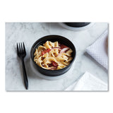 Pactiv Evergreen Newspring DELItainer Microwavable Container, 8 oz, 4.55 x 4.55 x 1.8, Black/Clear, Plastic, 240/Carton (PCTYL2508B) Case of 240