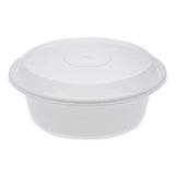 Pactiv Evergreen Newspring VERSAtainer Microwavable Containers, Round, 32 oz, 7 x 7 x 2.75, White/Clear, Plastic, 150/Carton (PCTNC729) Case of 150