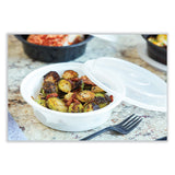 Pactiv Evergreen Newspring VERSAtainer Microwavable Containers, Round, 32 oz, 7 x 7 x 2.75, White/Clear, Plastic, 150/Carton (PCTNC729) Case of 150