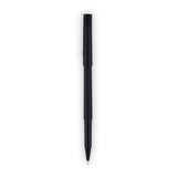 uniball® Roller Ball Pen, Stick, Extra-Fine 0.5 mm, Black Ink, Black Matte Barrel, Dozen (UBC60151) 1 Dozen