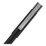 uniball® Roller Ball Pen, Stick, Extra-Fine 0.5 mm, Blue Ink, Black/Blue Barrel, Dozen (UBC60153) 1 Dozen