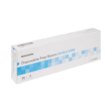 McKesson Surgical Prep Razor Double Edge Single Blade NonSterile Disposable (474851_BX) 24/BX