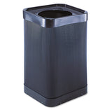 Safco® At-Your-Disposal Top-Open Receptacle, 38 gal, Polyethylene, Black (SAF9790BL) Each