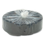 Pactiv Evergreen Meadoware Impact Plastic Dinnerware, Plate, 8.9" dia, Black, 400/Carton (PCTYMI9E) Case of 400