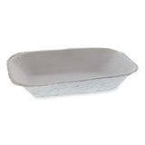 Pactiv Evergreen EarthChoice Pulpex Steep Wall Food Tray, 9.13 x 6.88 x 1.75, Natural, Paper, 460/Carton (PCTM633524Y) Case of 460