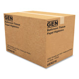 GEN Standard Bath Tissue, Septic Safe, Individually Wrapped Rolls, 1-Ply, White, 1,000 Sheets/Roll, 96 Wrapped Rolls/Carton (GEN218) Case of 96