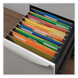 Universal® Deluxe Heavyweight File Folders, 1/3-Cut Tabs: Assorted, Letter Size, 0.75" Expansion, Assorted Colors, 50/Box (UNV16466) Pack of 50