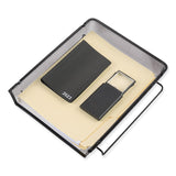 Universal® Deluxe Mesh Stacking Side Load Tray, 1 Section, Legal Size Files, 17" x 10.88" x 2.5", Black (UNV20012) Each