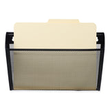 Universal® Metal Mesh Wall File, Letter Size, 14" x 3.1" x 8.2", Black (UNV20026) Each