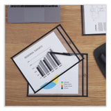 Universal® Top-Load Vinyl Ticket Holder, Heavy Gauge, Clear, 25/Pack (UNV21135) Pack of 25
