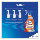 LYSOL® Brand Kitchen Pro Antibacterial Cleaner, Citrus Scent, 22 oz Spray Bottle, 9/Carton (RAC79556) Case of 9