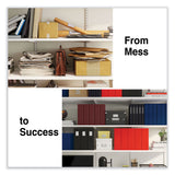 Universal® Slant D-Ring View Binder, 3 Rings, 3" Capacity, 11 x 8.5, Black (UNV20747) Each