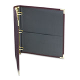 Samsill® Classic Collection Ring Binder, 3 Rings, 1.5" Capacity, 11 x 8.5, Burgundy (SAM15154) Each