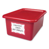 Avery® Printable Adhesive Name Badges, 3.38 x 2.33, Red Border, 100/Pack (AVE5143) Pack of 100