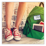 Avery® Printable Adhesive Name Badges, 3.38 x 2.33, Blue Border, 100/Pack (AVE5144) Pack of 100