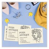 Avery® Printable Microperforated Business Cards w/Sure Feed Technology, Laser, 2 x 3.5, Ivory, 250 Cards, 10/Sheet, 25 Sheets/Pack (AVE5376) Box of 250