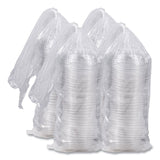 Dart® PresentaBowls Lids, Clear, Fits 24-64 oz Bowls, 7.3" Diameter x 1.1"hj, Plastic, 252/Carton (DCCPET64BDL) Case of 252