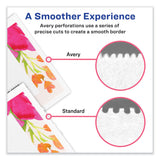 Avery® Printable Microperforated Business Cards w/Sure Feed Technology, Inkjet, 2 x 3.5, White,  250 Cards, 10/Sheet, 25 Sheets/Pack (AVE8371) Pack of 250