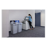 Rubbermaid Slim Jim Recycling Station 1-Stream, Mixed Recycling Station, 33 gal, Resin, Gray (RCP2171557) Each